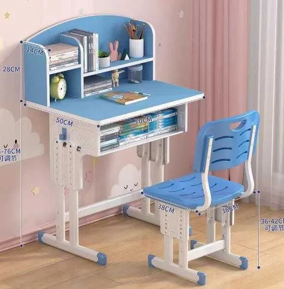 Детский регулируемый стол со стулом 70x50 см