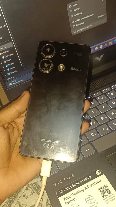 Redmi not 13 hotira256 aybi sensr ekanga utmagan 2