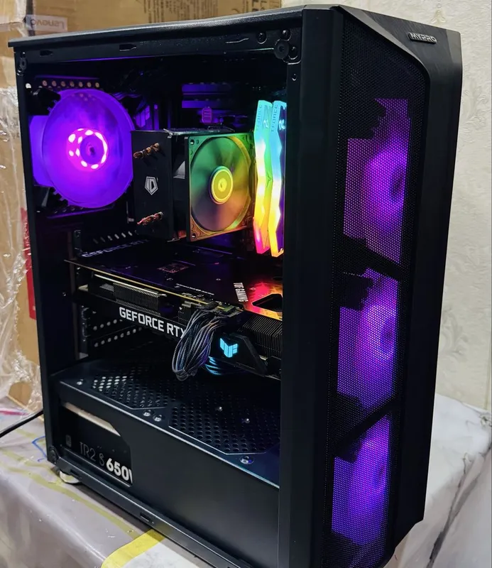 Игровая сборка на ryzen 5 7500f + RTX 3070ti + 2x8 Gb озу
