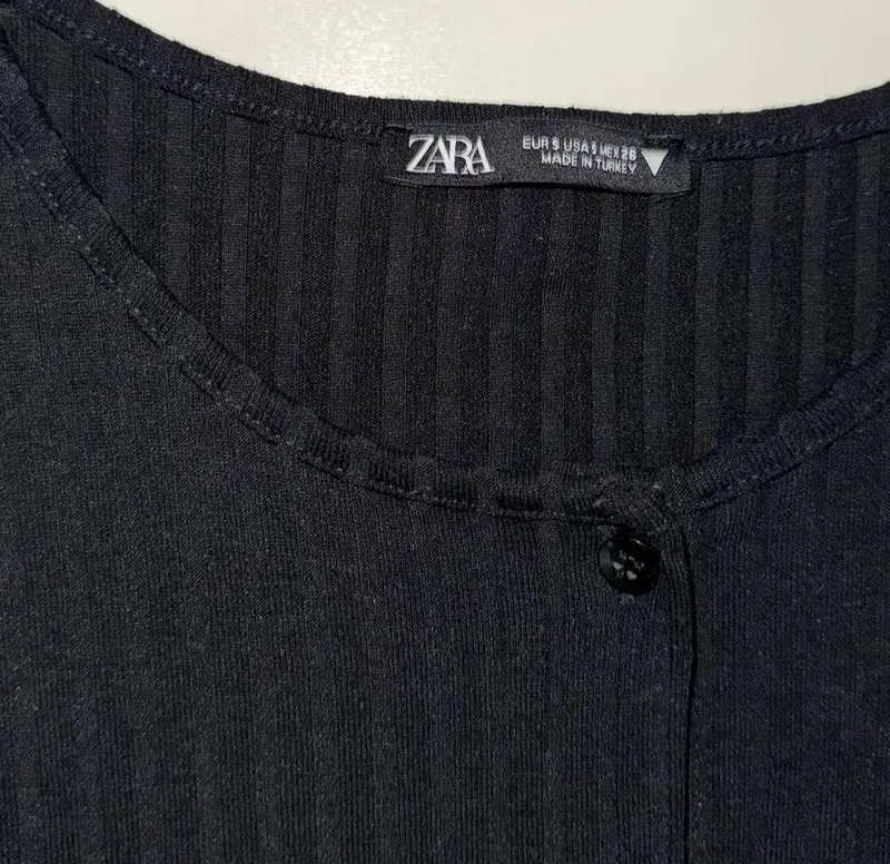 ZARA платье в рубчик 2