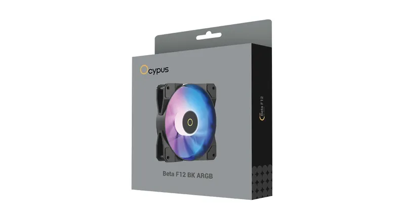 \ Вентилятор для корпуса Ocypus Beta F12 BK ARGB 2