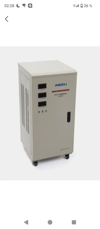 Ремонт стабилизаторов напряжения Andeli 220/380 1
