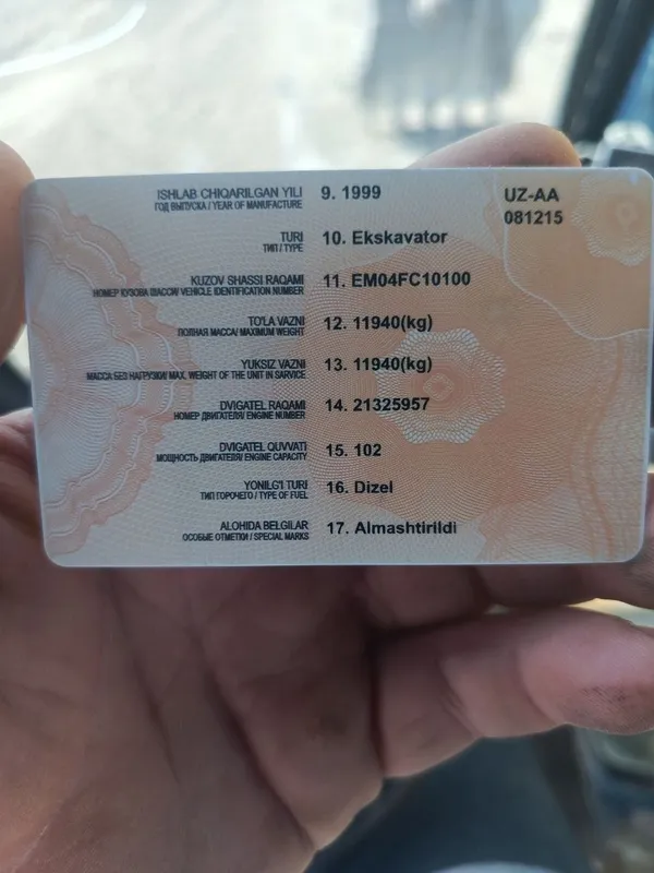 Ekskvator 130talik sotiladi 1999 5