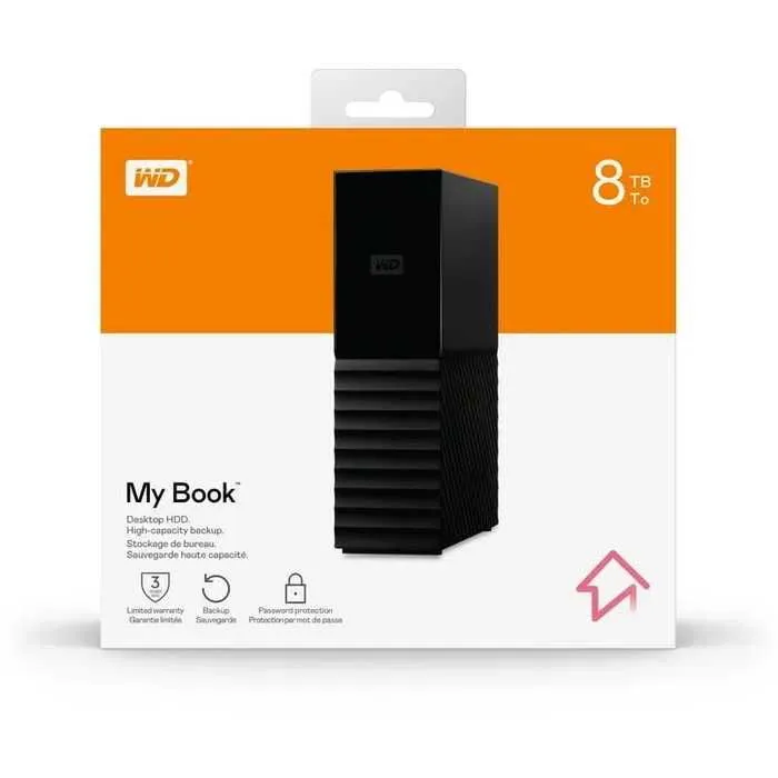 8 ТБ Внешний HDD WD My Book