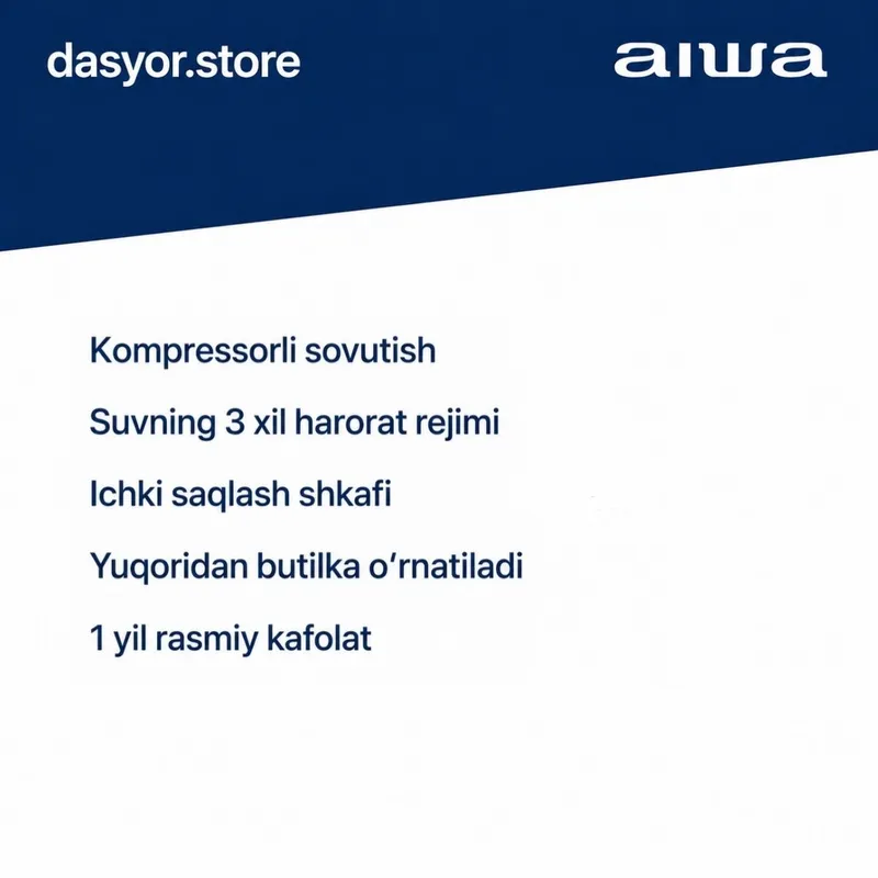 AIWA 806 suv kuler | диспенсер| кулер для воды | доставка | yetkazish 3