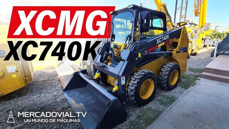 Мини-погрузчик XCMG XC740K — Ваш универсальный солдат! 0,4 куба — фото 4