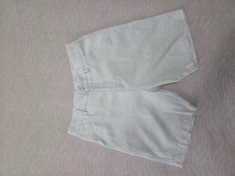 Мужские льняные шорты от Zara man