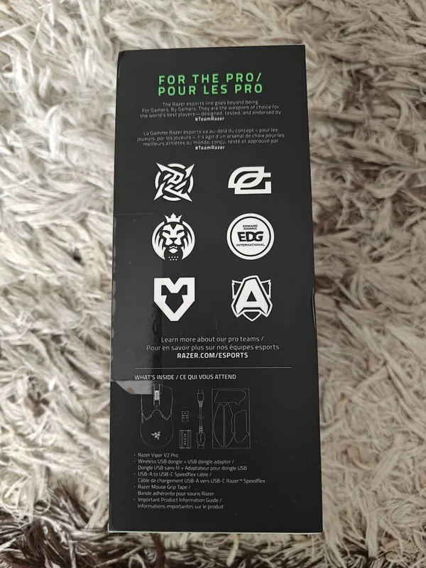 Razer Viper v2 Pro (беспроводная топ мышка) — фото 3