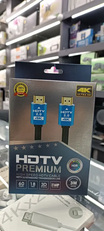 Скидка! Доставка! Hdmi кабель 3 метр/ 4 k — фото 1