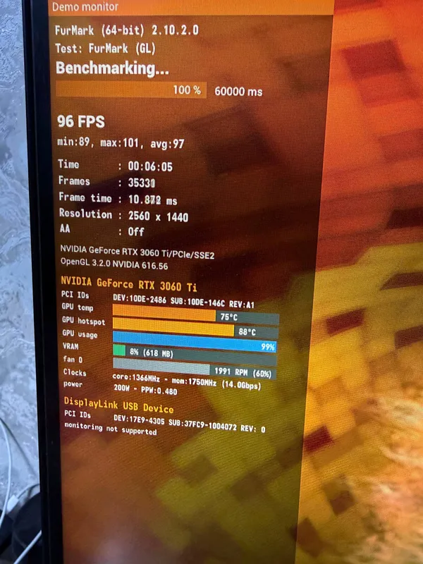 RTX 3060 Ti Arktek videokartasi 8