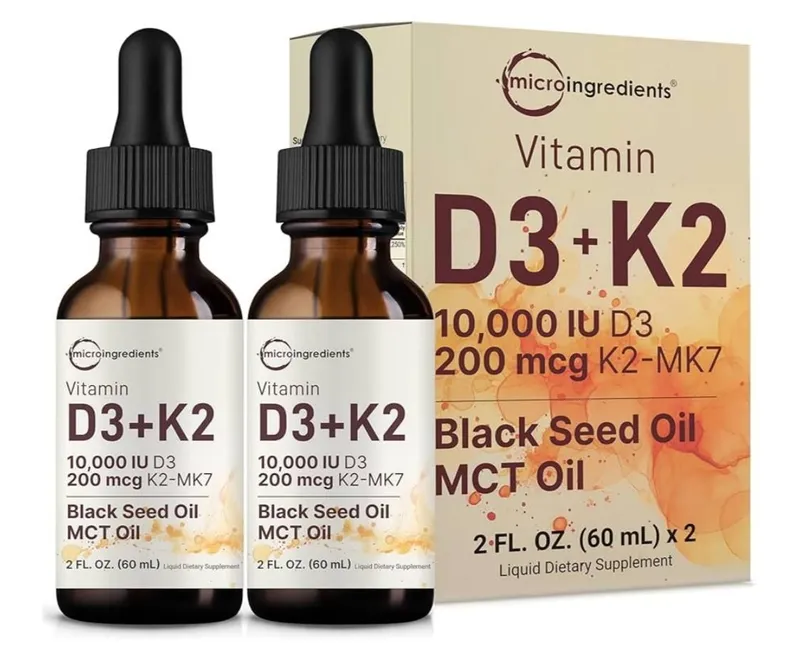 Vitamin D3 k2,10.000 iu+ 200 mcg, витамин д3 к2,Sifatli Va barakali — фото 5