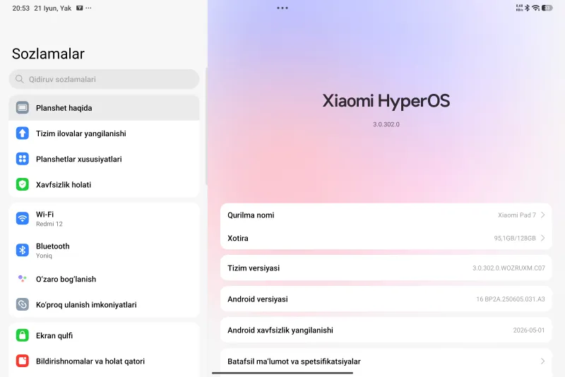 XIAOMI PAD 7