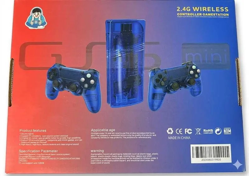 Игровая приставка Game Stick GS5 Mini / 3D PSP o'yinlar / 2 pulta — фото 4