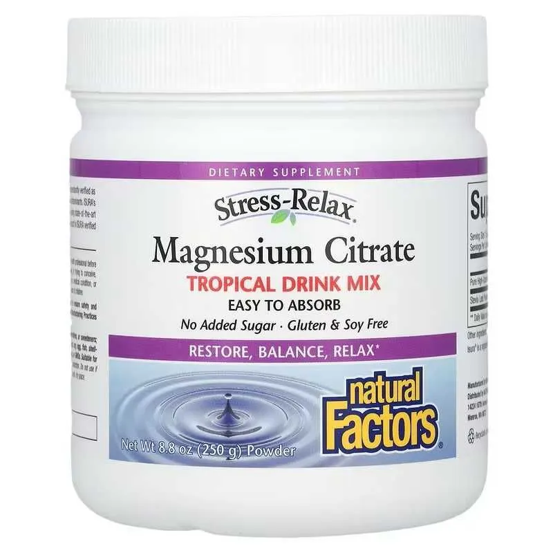 Natural Factors Magnesium Citrate Цитрат магния магний magniy — фото 2