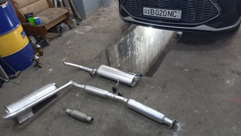 Ремонт глушителя BYD — фото 2