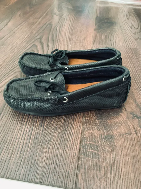 Кожаные мокасины Zara Kids для мальчика — фото 2