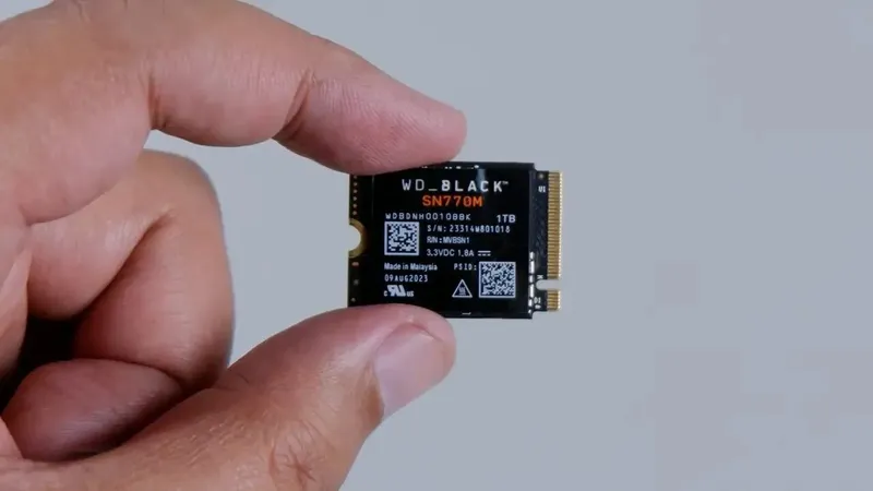 WD Black SN770M 1tb NVMe 2230