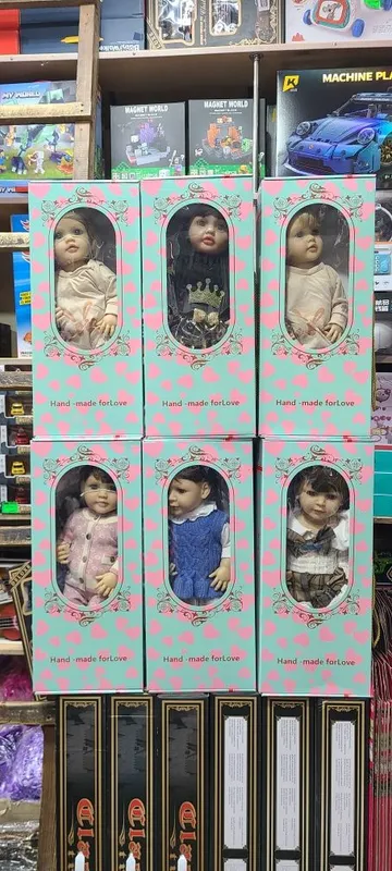 Силиконовый кукла 55см
