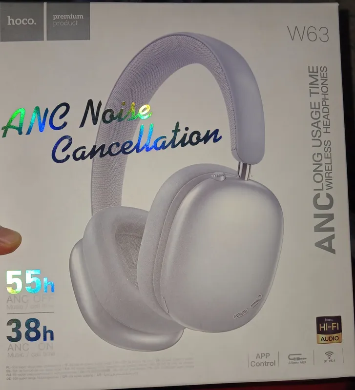Bluetooth наушники HOCO W63 ANC Original 1