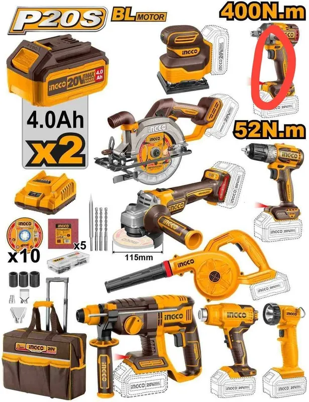 Ingcodan 9in1 nabor sotiladi arzon narxda