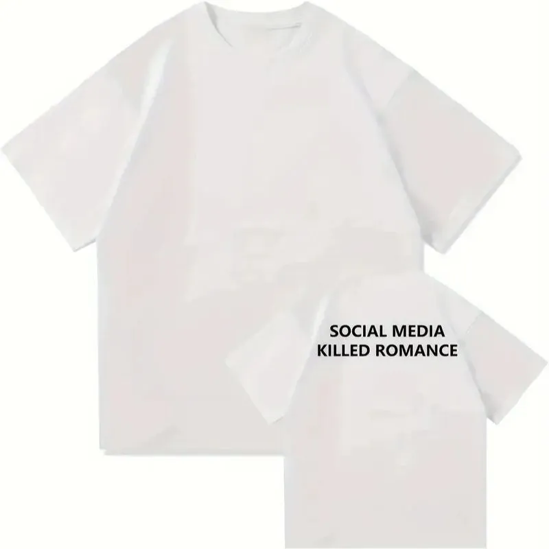Social media killed romance футболка 4 Social media killed romance футболка 4