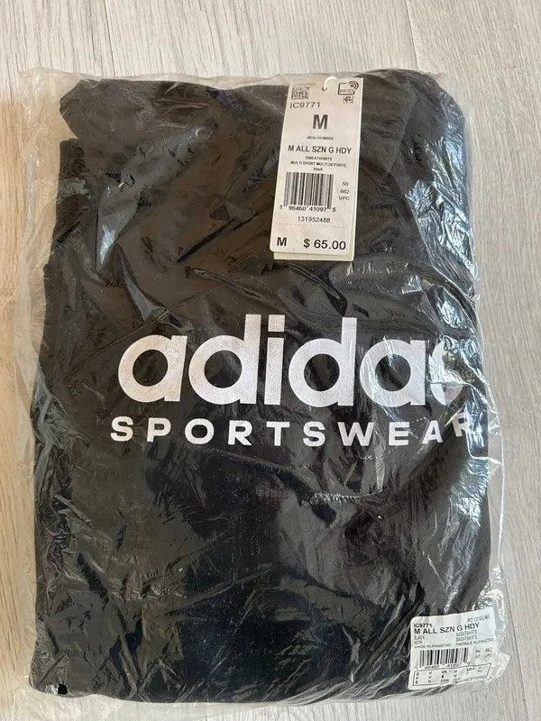 Adidas оригинал новый худи. Размер М — фото 3