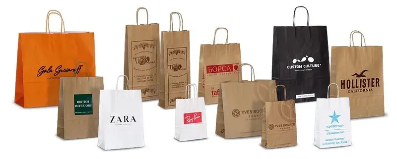 Kraft paketlar крафт пакеты — фото 2