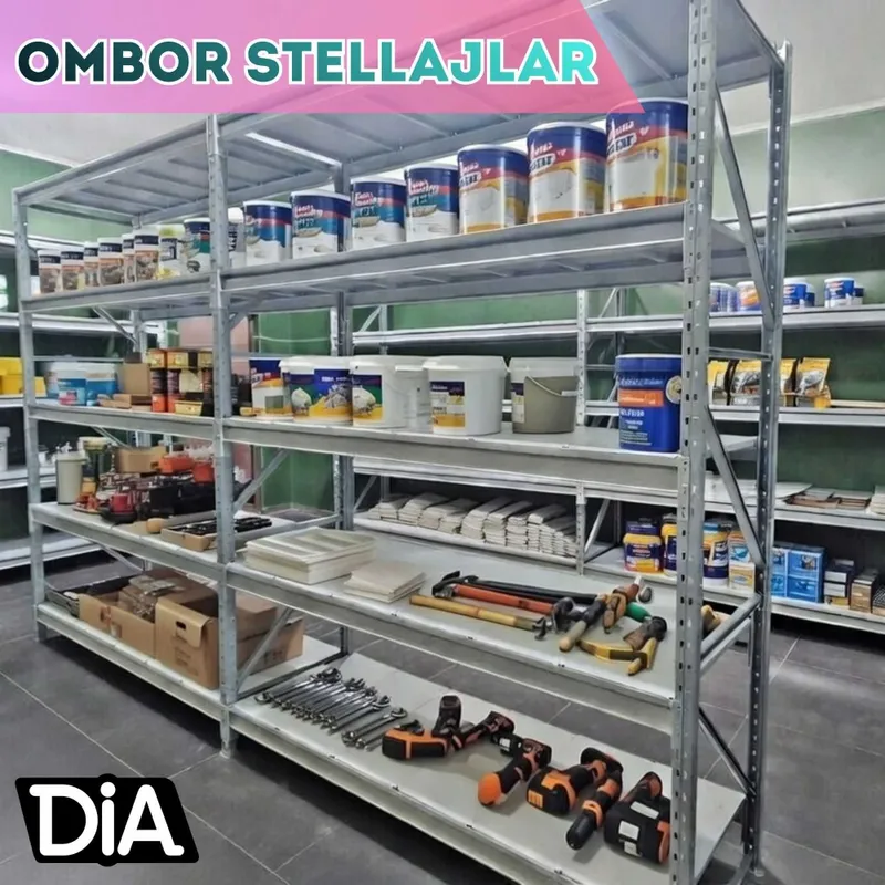 Arxiv stellaj, архивные стеллажи, metall tokcha ombor polka