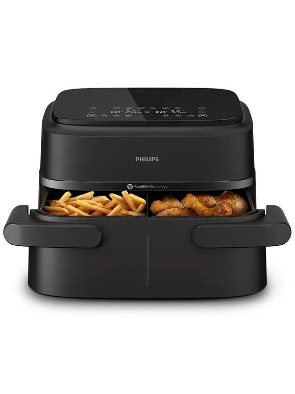 Аэрогриль Philips NA150, с 2 корзинами, 2450Вт, 7л 4 Аэрогриль Philips NA150, с 2 корзинами, 2450Вт, 7л 4