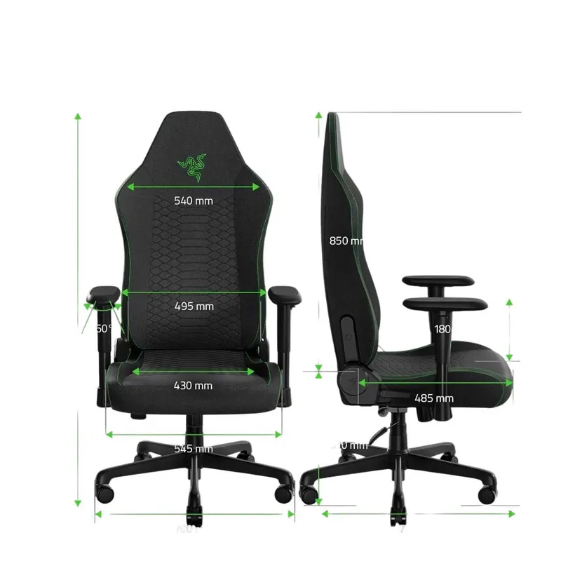 }Игровое кресло Razer Iskur Black 4 }Игровое кресло Razer Iskur Black 4