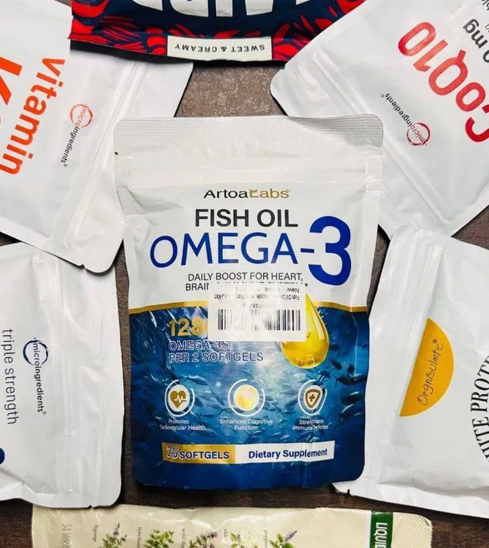 Omega 3,fish oil,240 ta softgel,1280 mg,омега 3 — фото 2