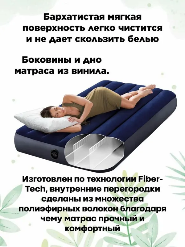 Надувной матрас INTEX Dura-Beam Standard 191×99×25 см 4
