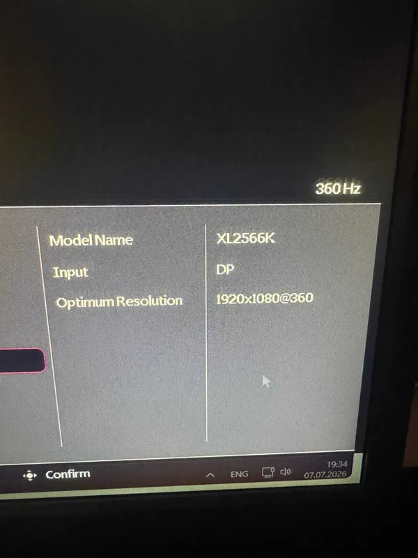 Игровой монитор Benq ZOWIE XL2566K TN 360Hz, 24,5" 2 Игровой монитор Benq ZOWIE XL2566K TN 360Hz, 24,5" 2