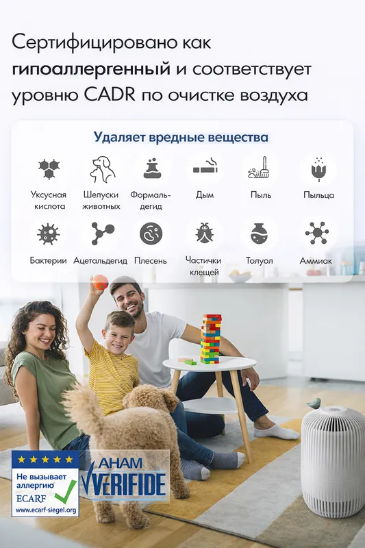 Очиститель воздуха CLAIR K2 30-35 м.кв. Корея 4
