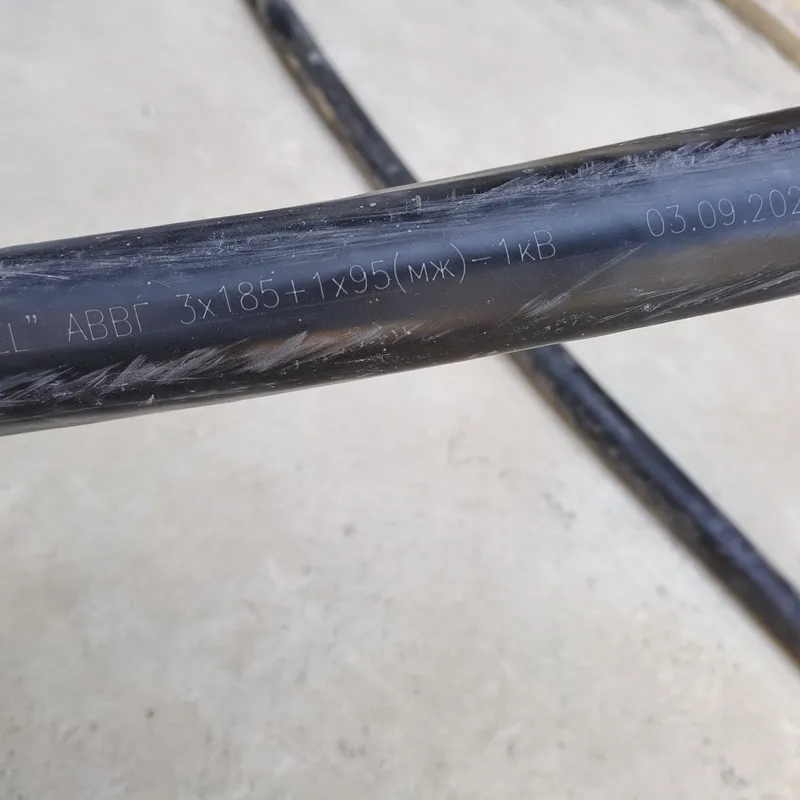 600000 тыс сум Кабель. Kabel кусок 13 метров АВВГ 3Х185 +95+95 — фото 1