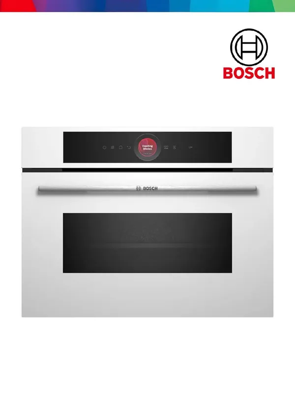 8-seriya 60 x 45 cm mikroto‘lqinli ixcham o‘rnatiladigan duxovka shkafi Bosch CMG7241W1