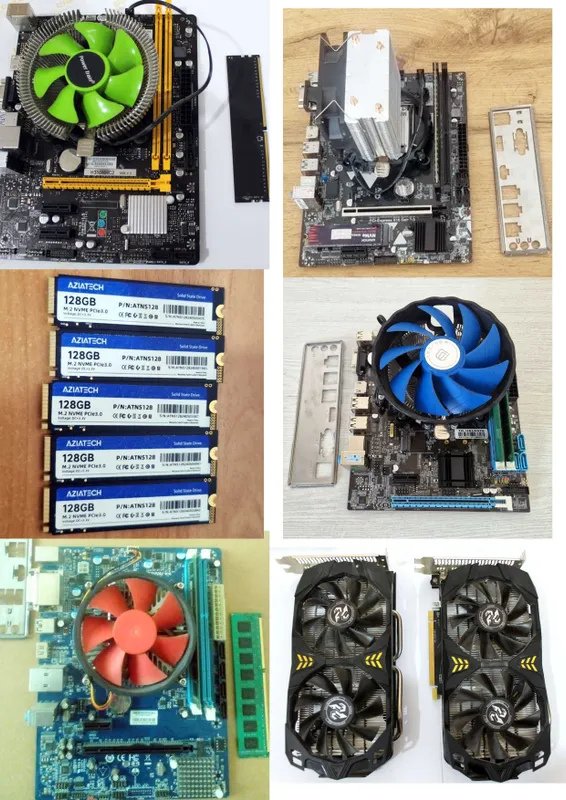 Kampyuter Zapchaslari sotiladi , Plata , SSD , Video karta, Manitor 1