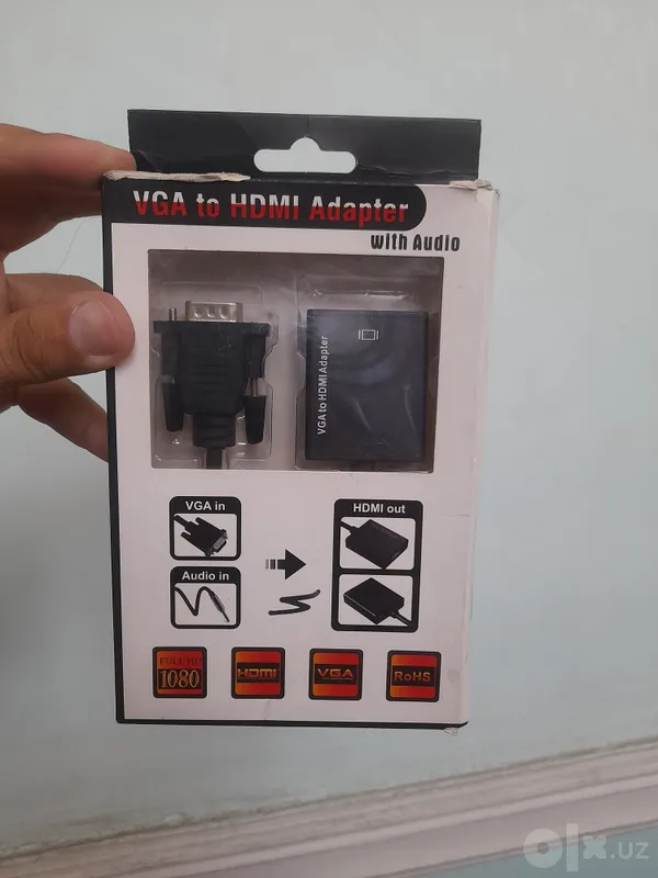 VGA на HDMI (+ аудиокабель) 1 VGA на HDMI (+ аудиокабель) 1