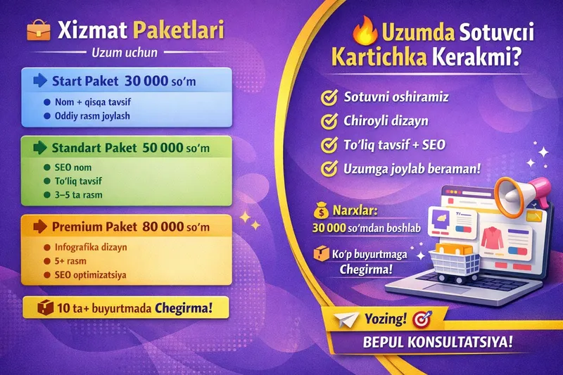 Uzum marketplace menejeriman