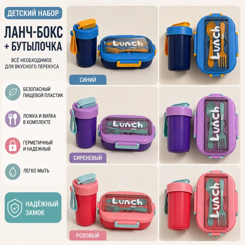 Lanchboks va ichimlik idishi 1