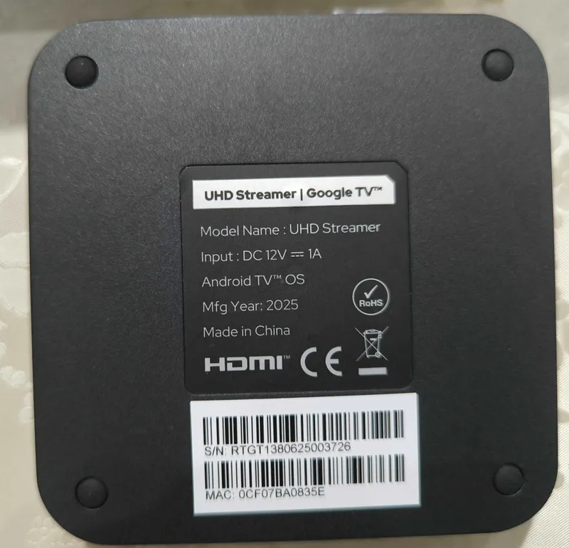 RockTek GT1 Android TvBox, новый — фото 3