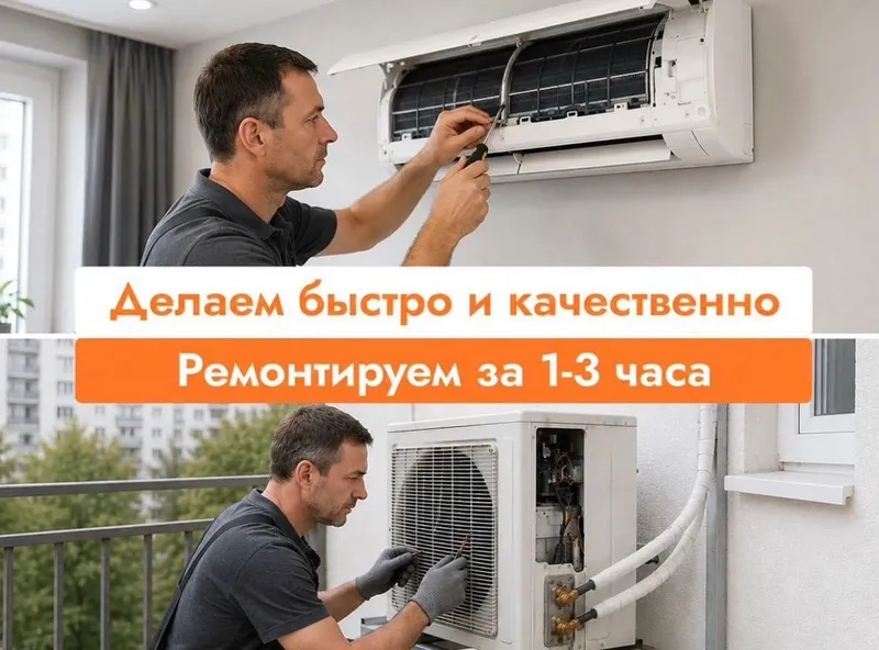 Ремонт кондиционеров профилактика и заправка фреоном Чистка — фото 4