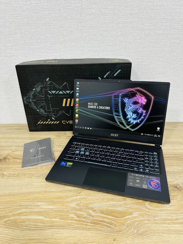MSI CYBORG Core i5-12Gen/16/512/RTX4050-6GB Как Новый с Гарантией 1 MSI CYBORG Core i5-12Gen/16/512/RTX4050-6GB Как Новый с Гарантией 1