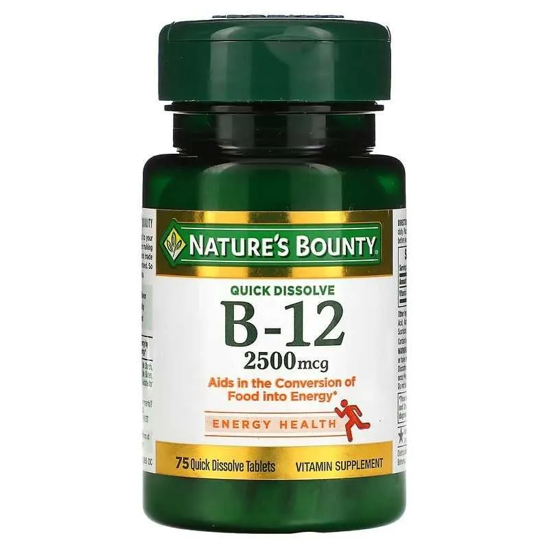 Natures Nature's Bounty B-12 B12 Б12 — фото 1