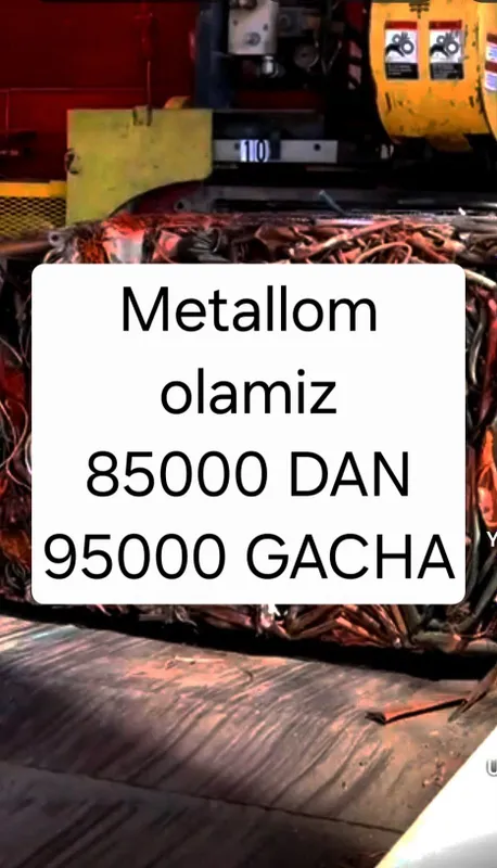 METALLOM MIS OLAMIZ QIMMAT NARXLARDA OLIB KETAMIZ. — фото 3