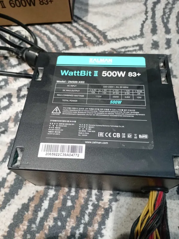 Блок питания Zalman wattbit II 500W в хорошем состоянии 1