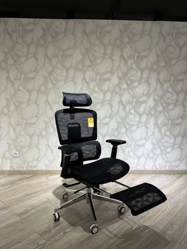 Кресло компьютерное, сеточное, кожаное, игровое, офисное кресло BOSS — фото 1