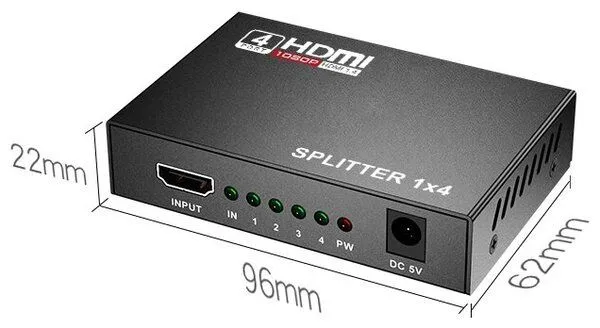 Сплиттер HDMI 1x4