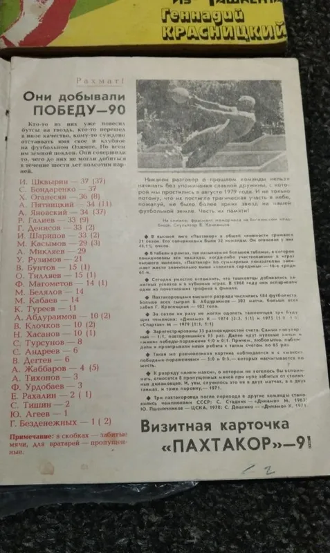 Пахтакор вымпел команды. 5