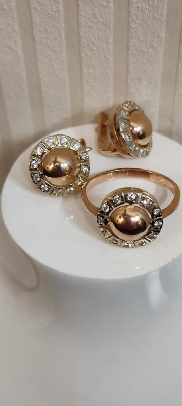 золотой комплект 585 пробо заводской